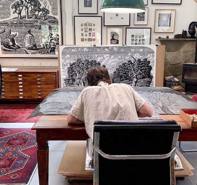 David Frazer, Artist Studio