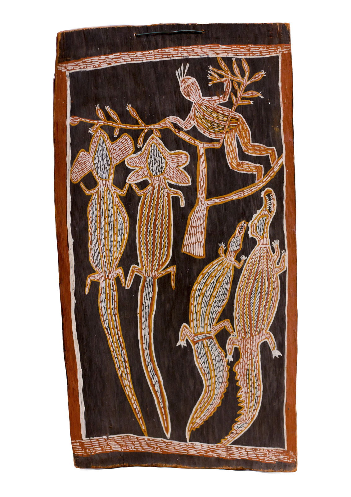 Nandabitta, Lizards, Crocs and Figure, n.d.