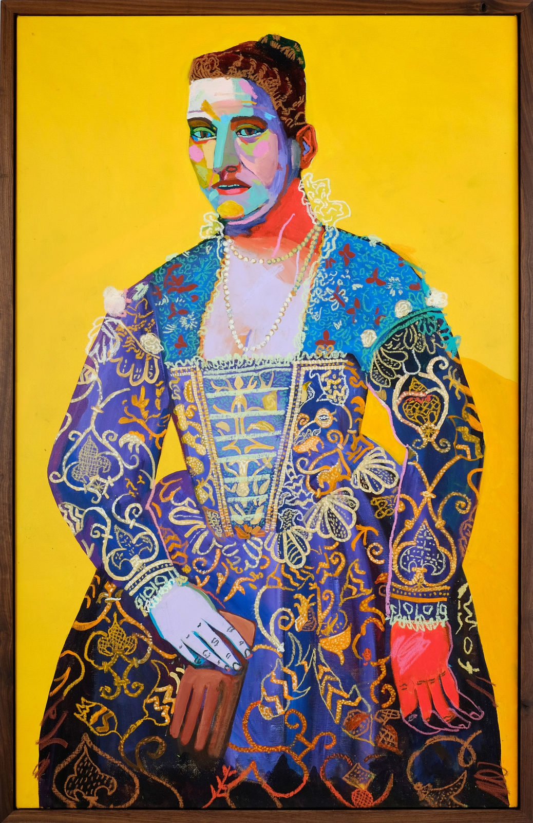 Andy Dixon, Yellow Portrait, 2014
