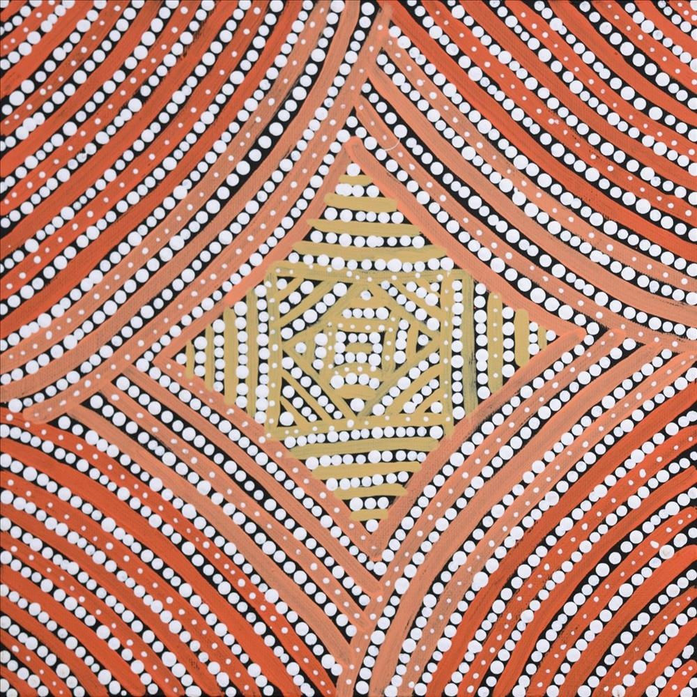 Valma Nakamarra White, Warna Jukurrpa (Snake Dreaming), 2016