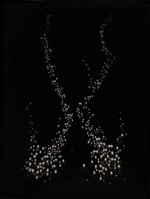 Jason Shulman, Slice of Contrail Bubbles (9), 2024