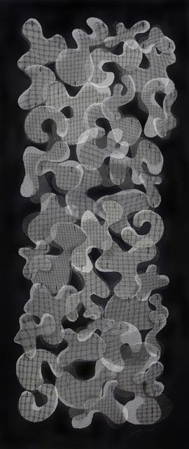 Jason Shulman, Small Moiré Lido Study of Lido (2), 2023