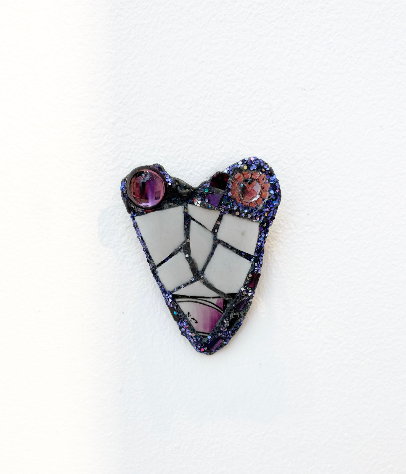 Andrew Logan, Jane - Purple Heart with Ceramics, 2024