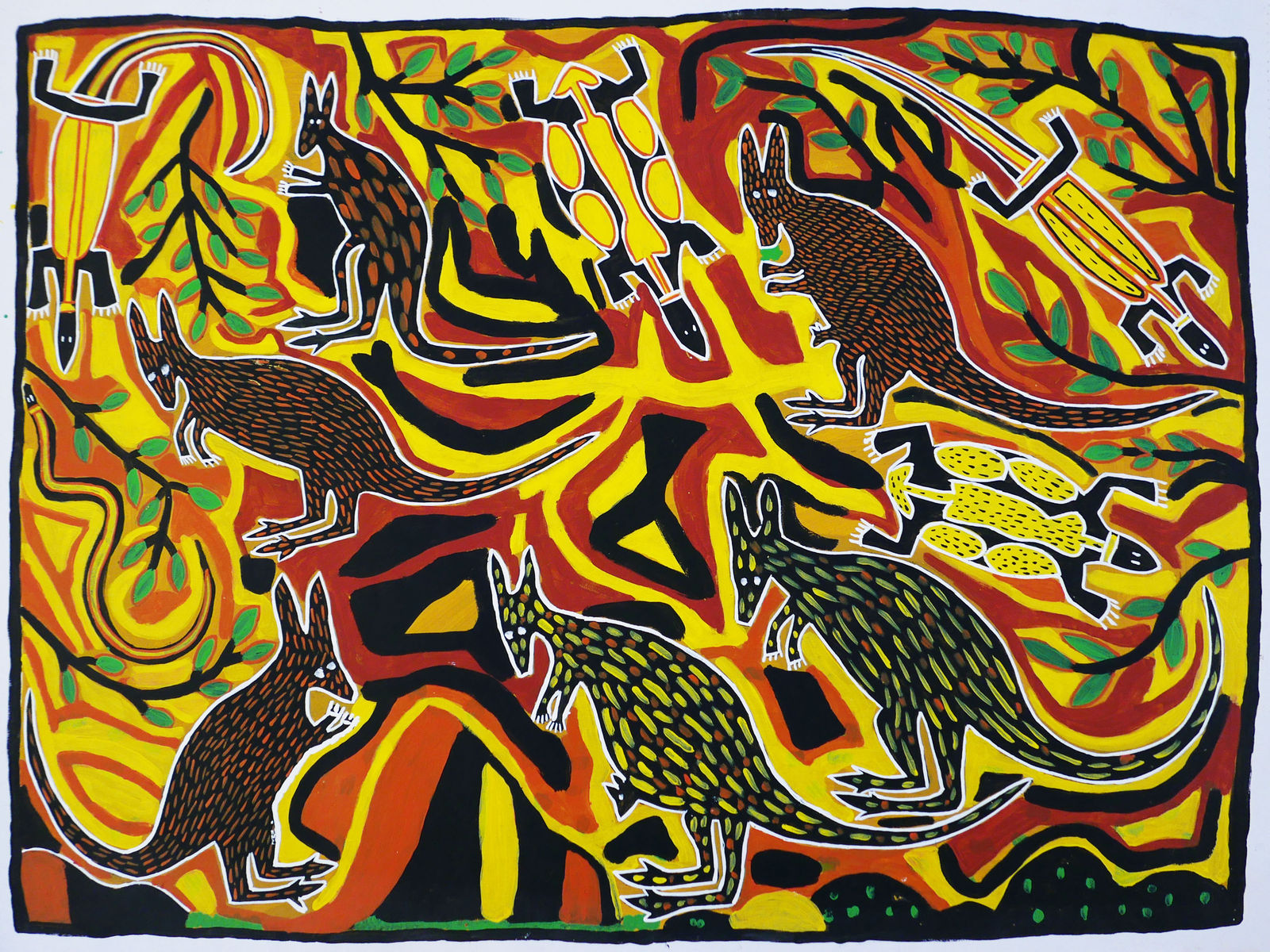Amy Johnson, Six Kangaroos, 1994