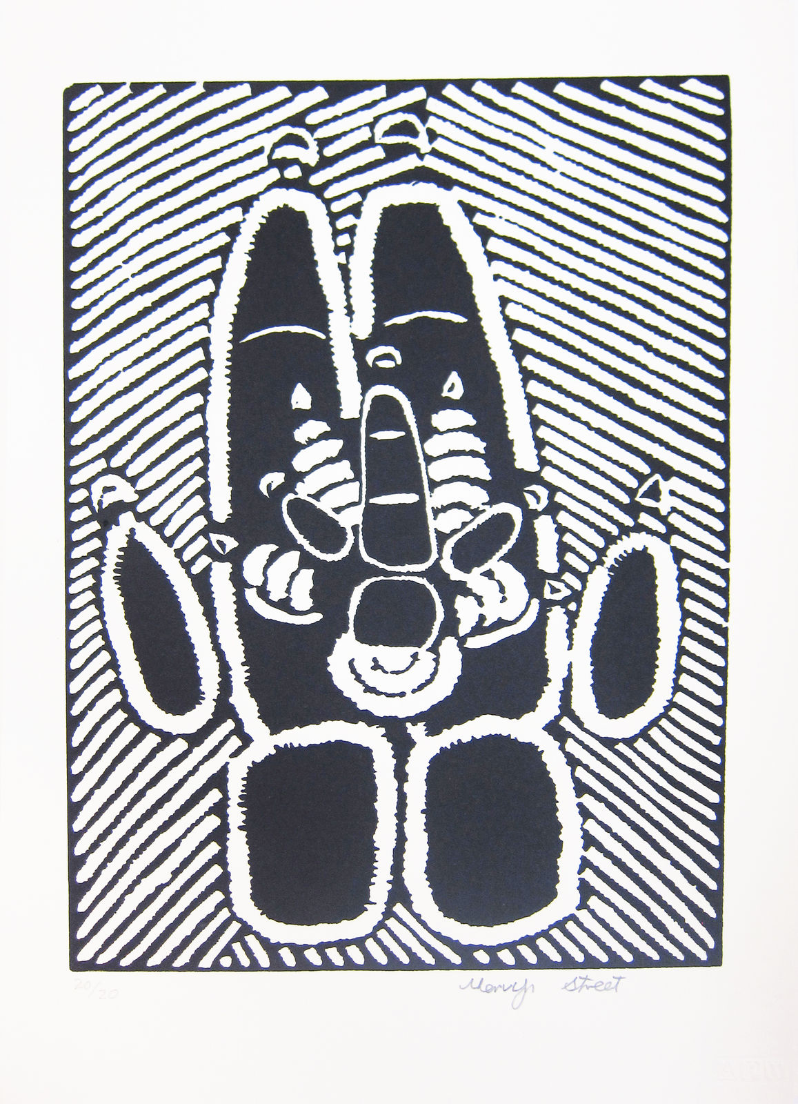 Mervyn Street, Animal Tracks, 1995