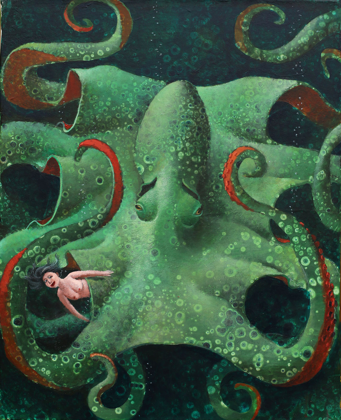 Sylvain Lefebvre, Ella and the Green Octopus, 2021