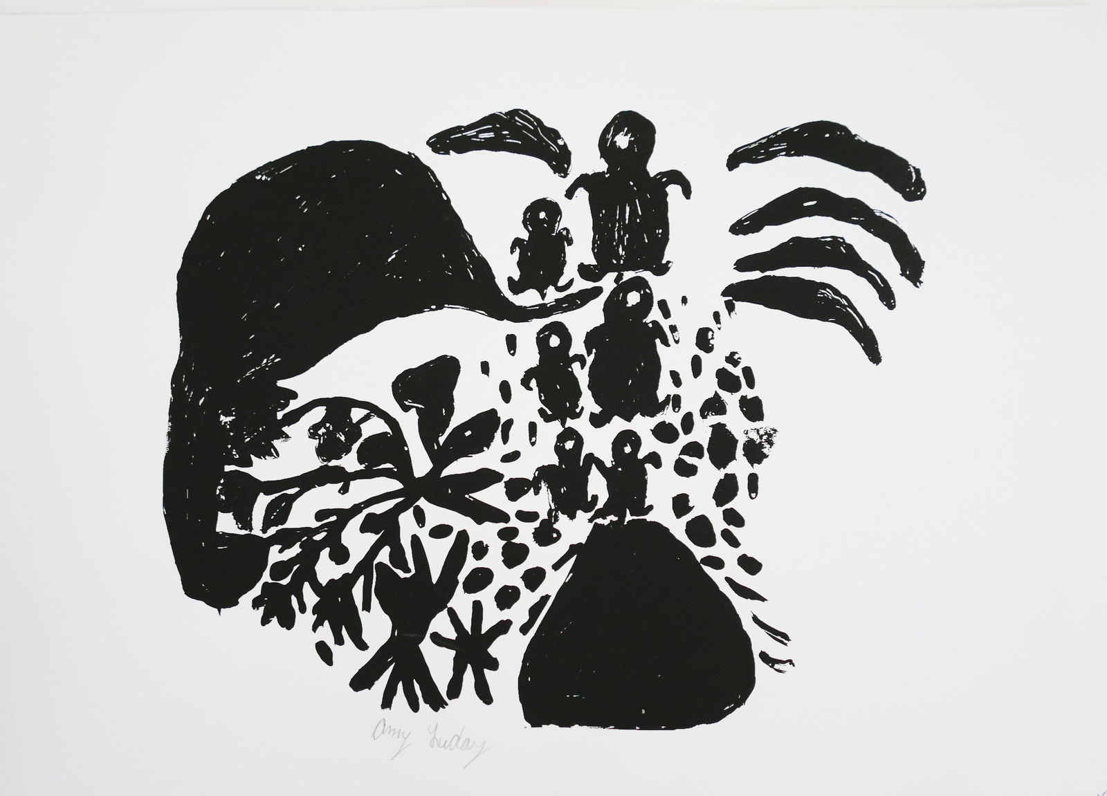 Amy Friday, Borroloola, screenprint, Aboriginal artist and artwork