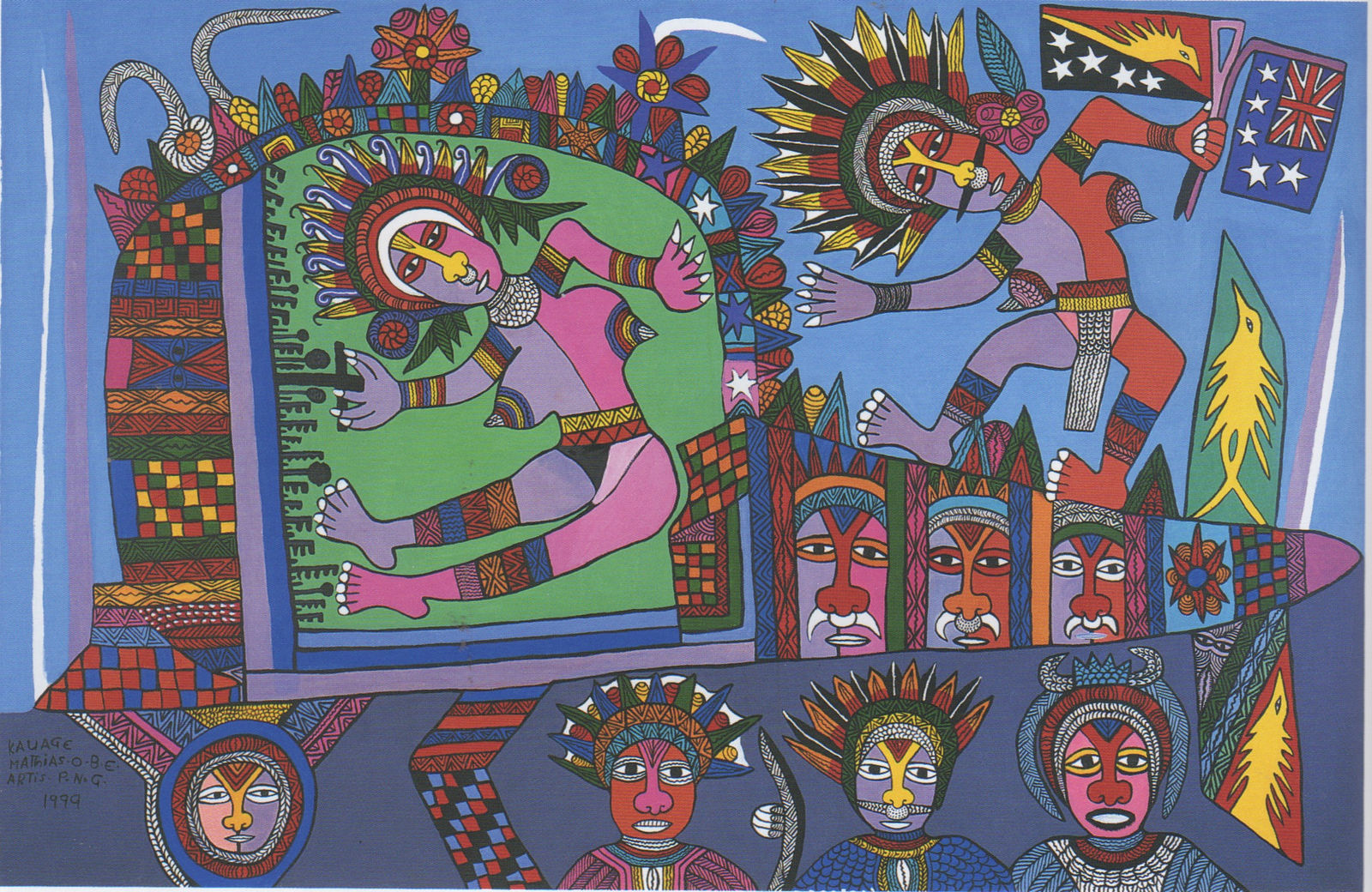 Mathias Kauage, Independence Celebration, 1999