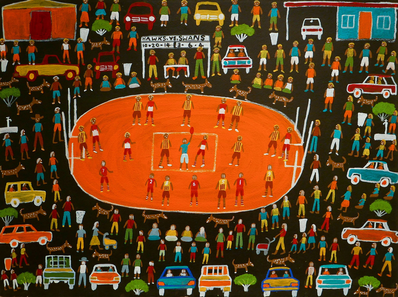 Dinny Kunoth Kemarre, Bush Football, n.d