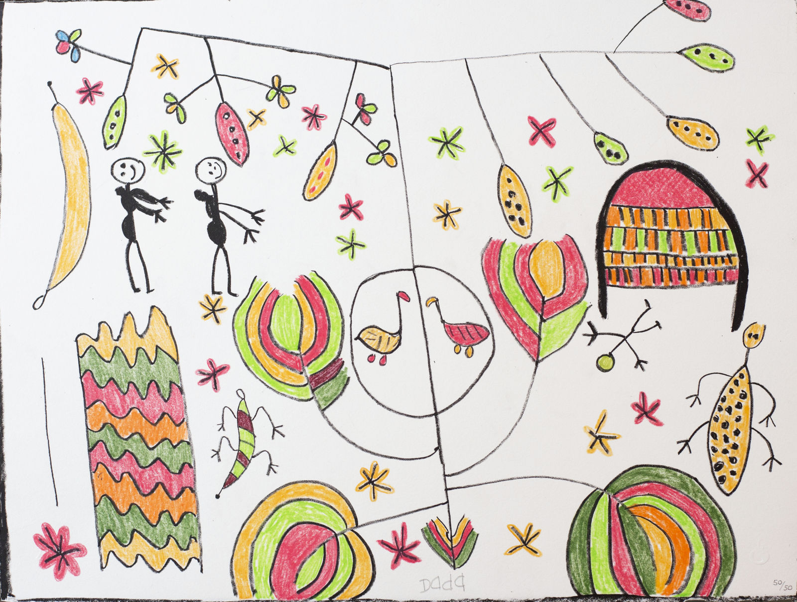 Dada, Mothers & Babies Under Euphoria Tree, 1999