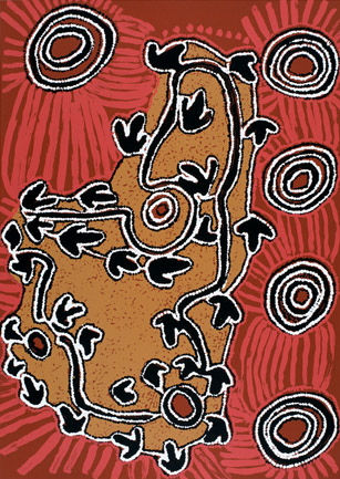 Rosie Tasman Napurrula, Grass Seed Dreaming, 2003