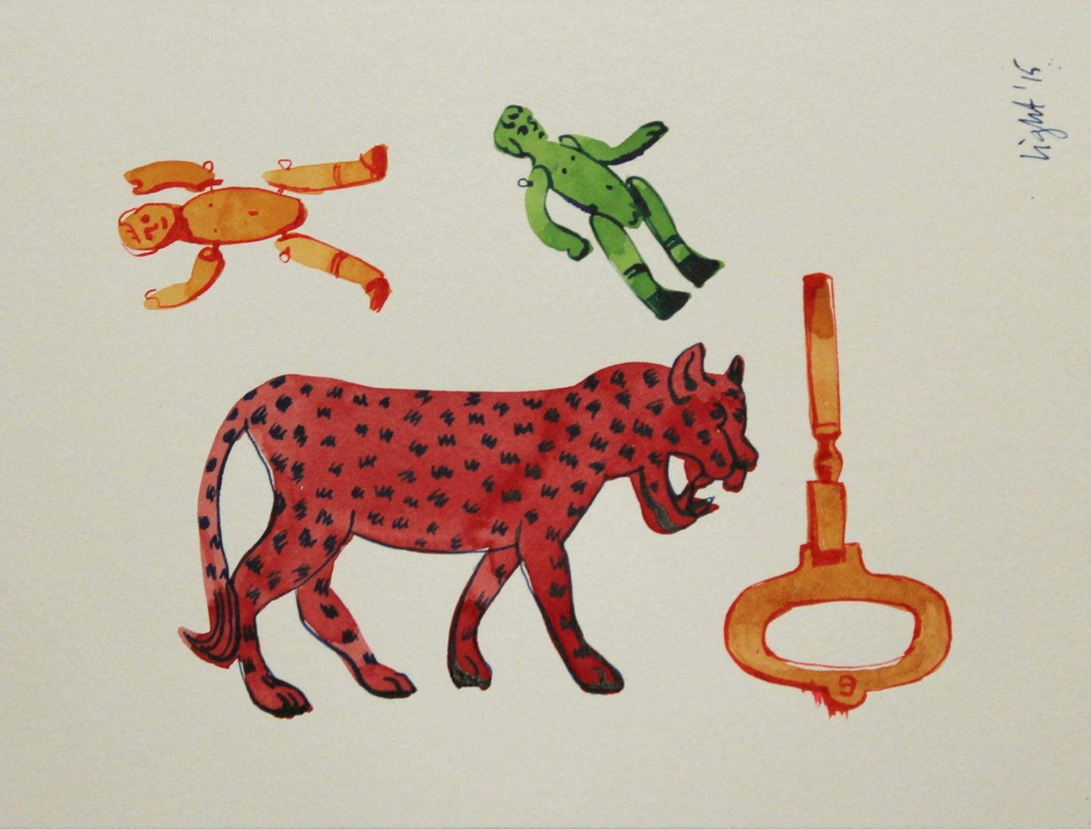 Susan Light, Red Leopard, 2015