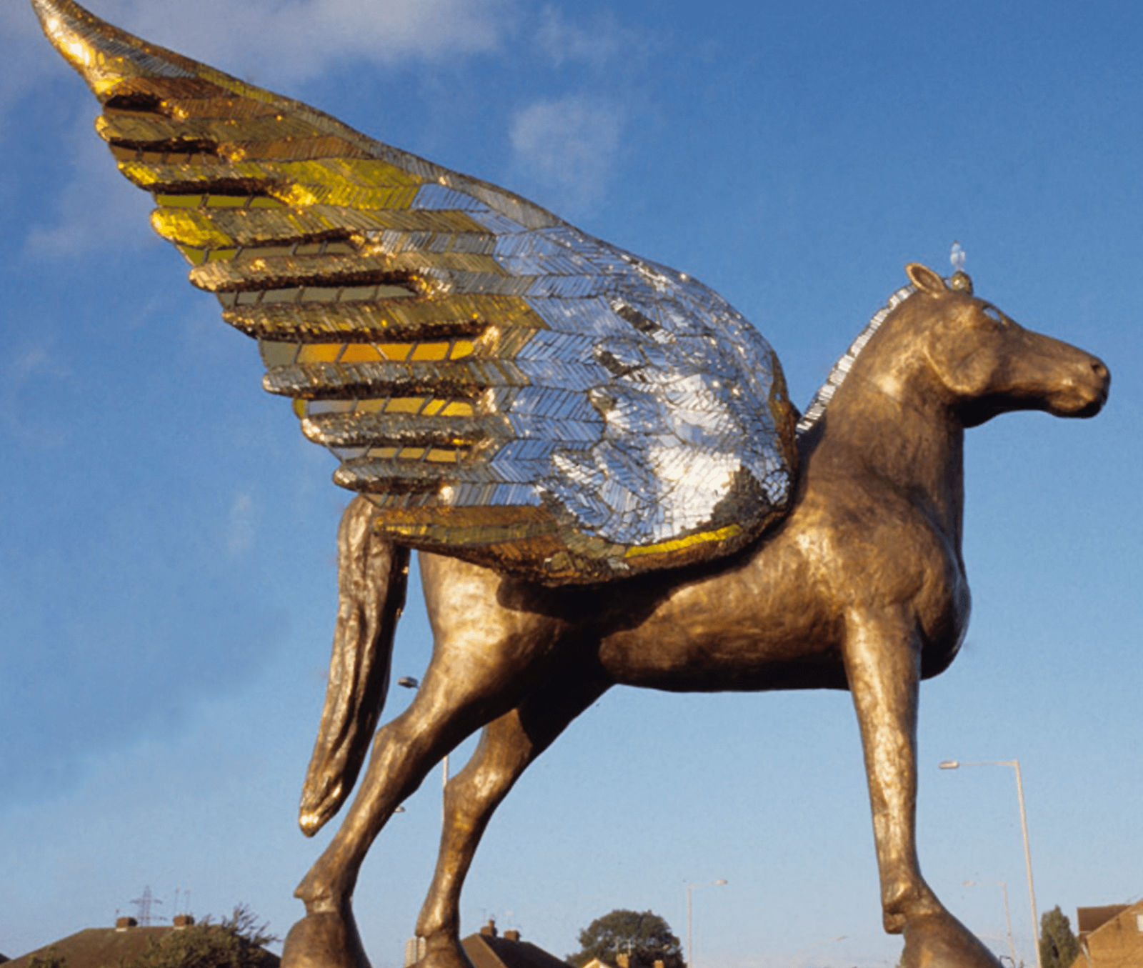 Andrew Logan British artist Millennium Pegasus 2001