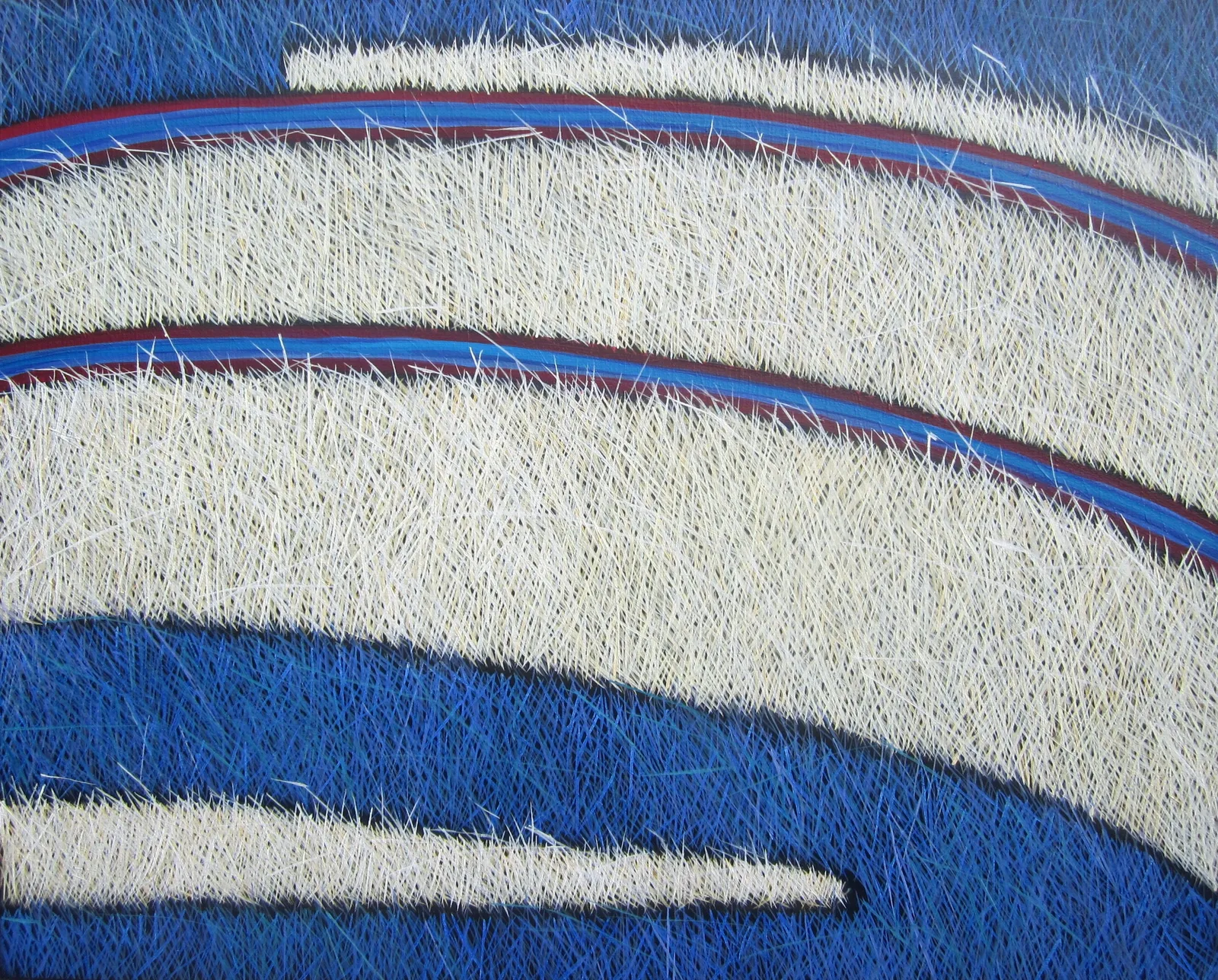Yvonne Mills-Stanley, Grass Tracks II, 2014