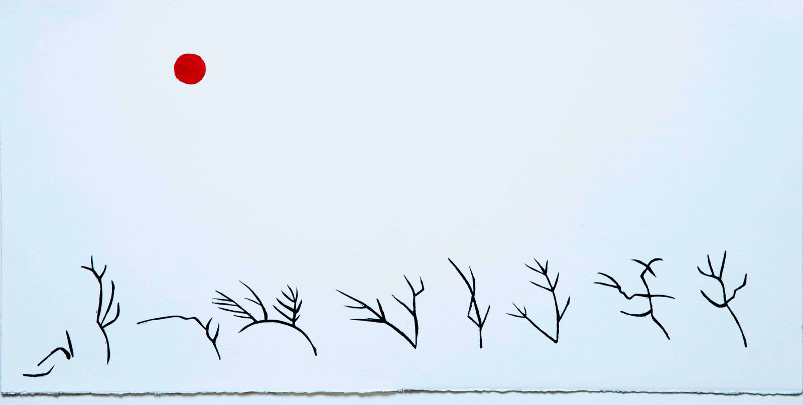 G.W. Bot, Glyphs – ‘A white veil over our great sorrows’, 2019