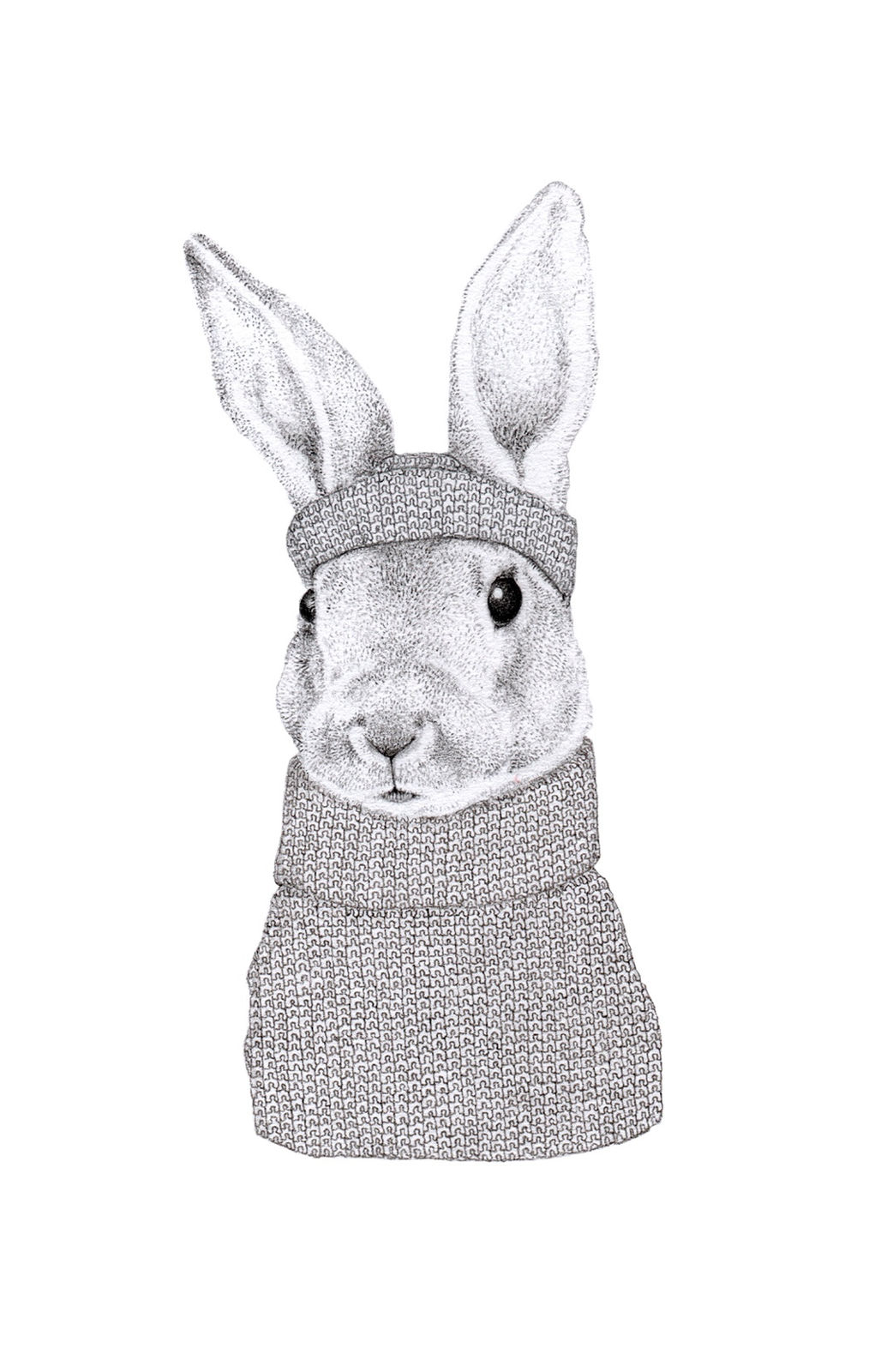 Jackie Case, Knitted Bunny, 2014
