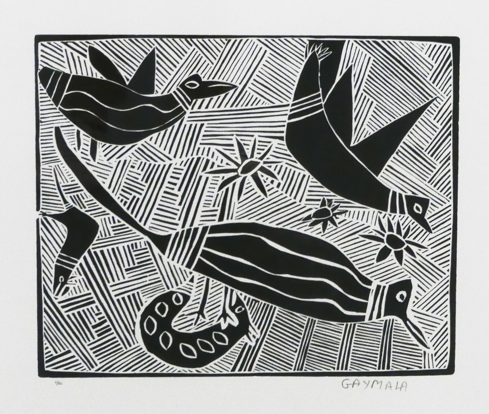 Nancy Gaymala Yunupingu, Guluwukbuk, 1996