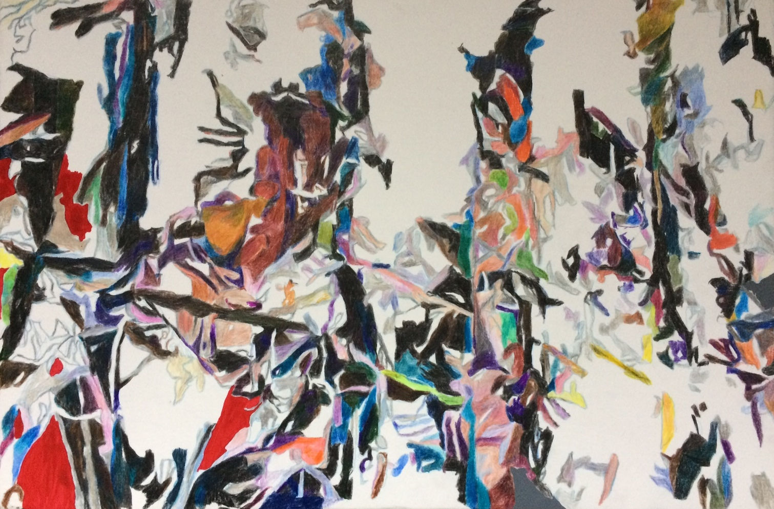 Patricia Cain, Field of Trees II, 2017