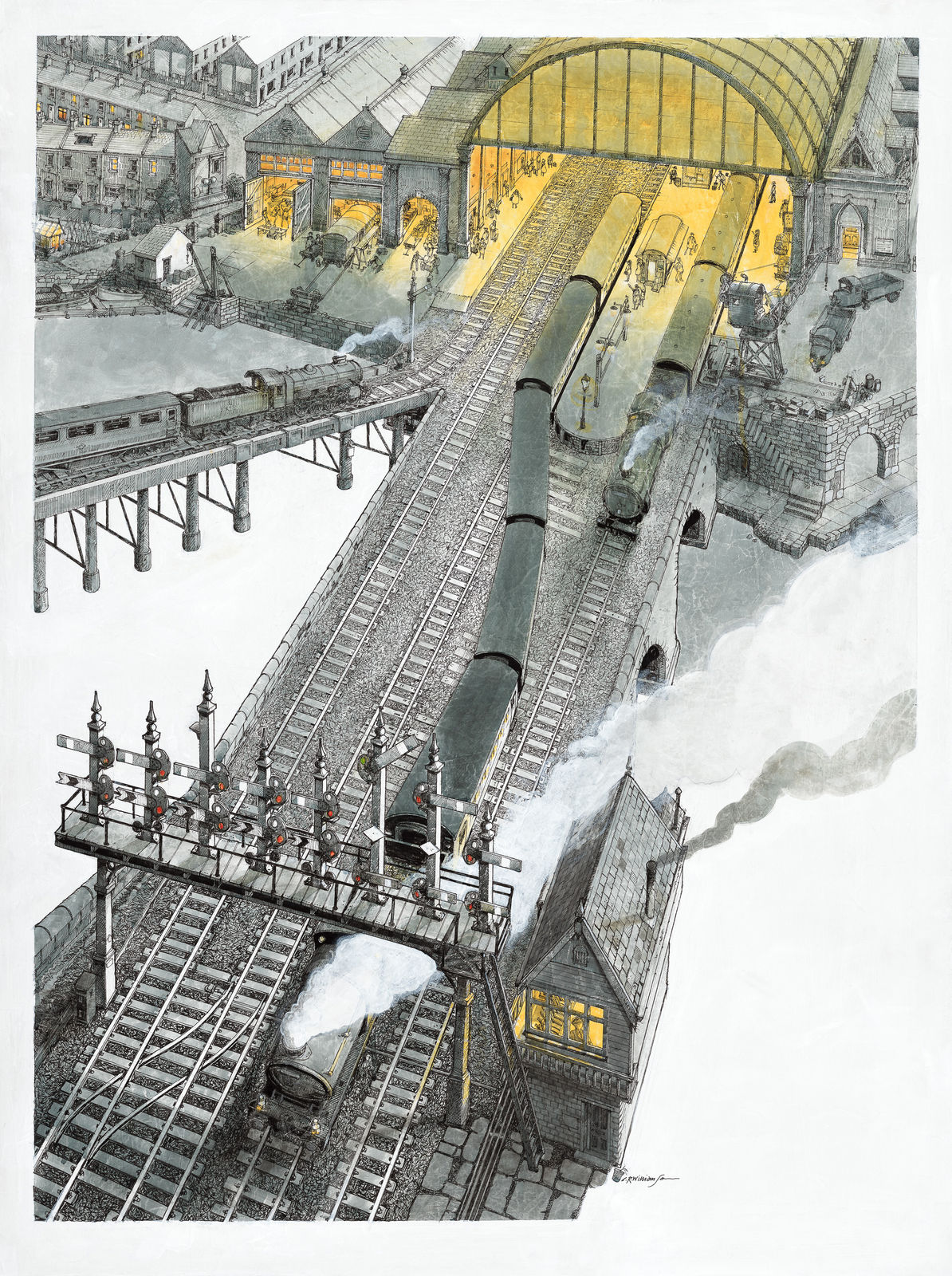 Chris Williamson, Terminus: The Six-Forty-Seven for Rotherham, Doncaster, Scunthorpe and Grimsby will leave from Platform Three