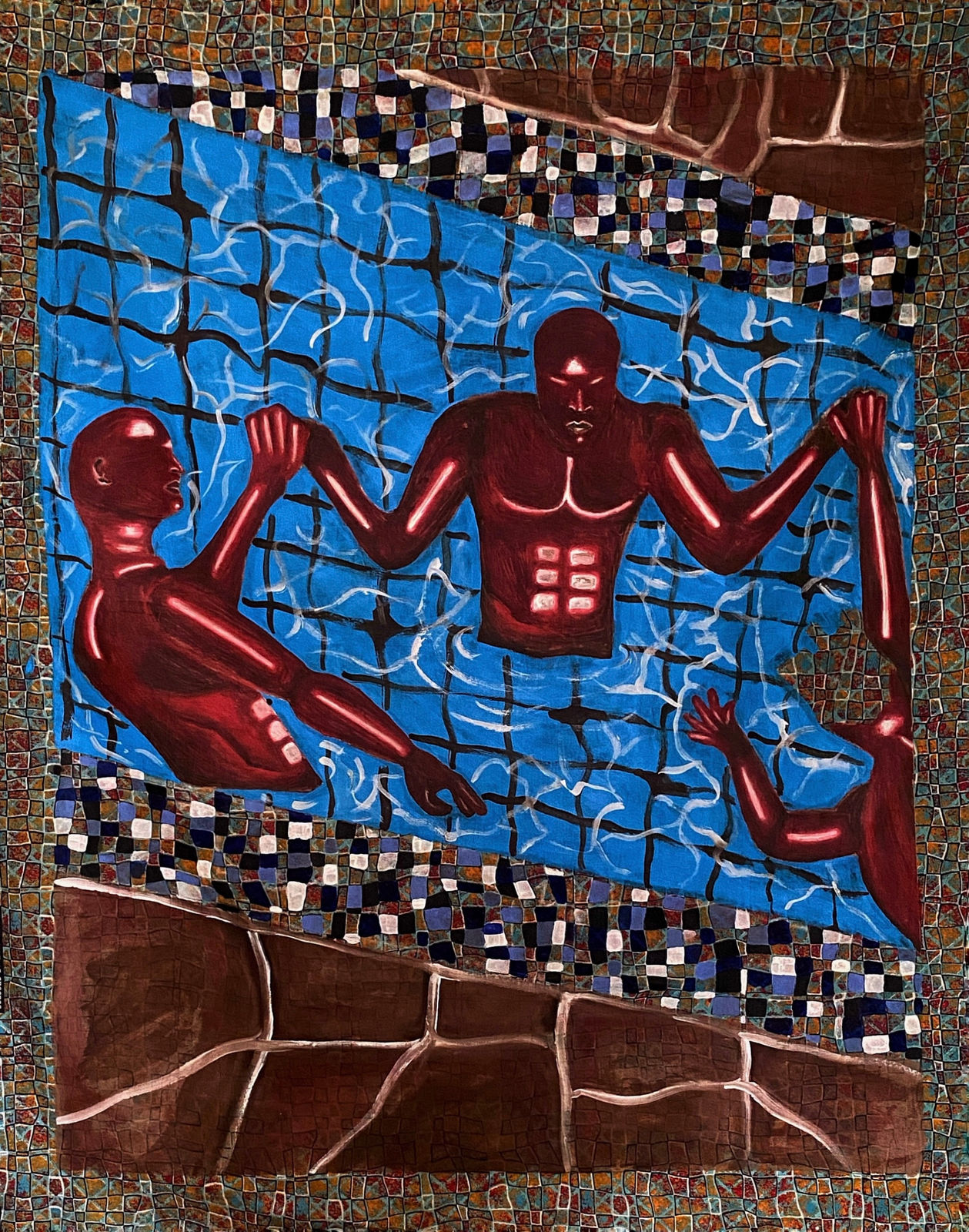 David Oba-Fidelis, First steps in the deep end, 2024