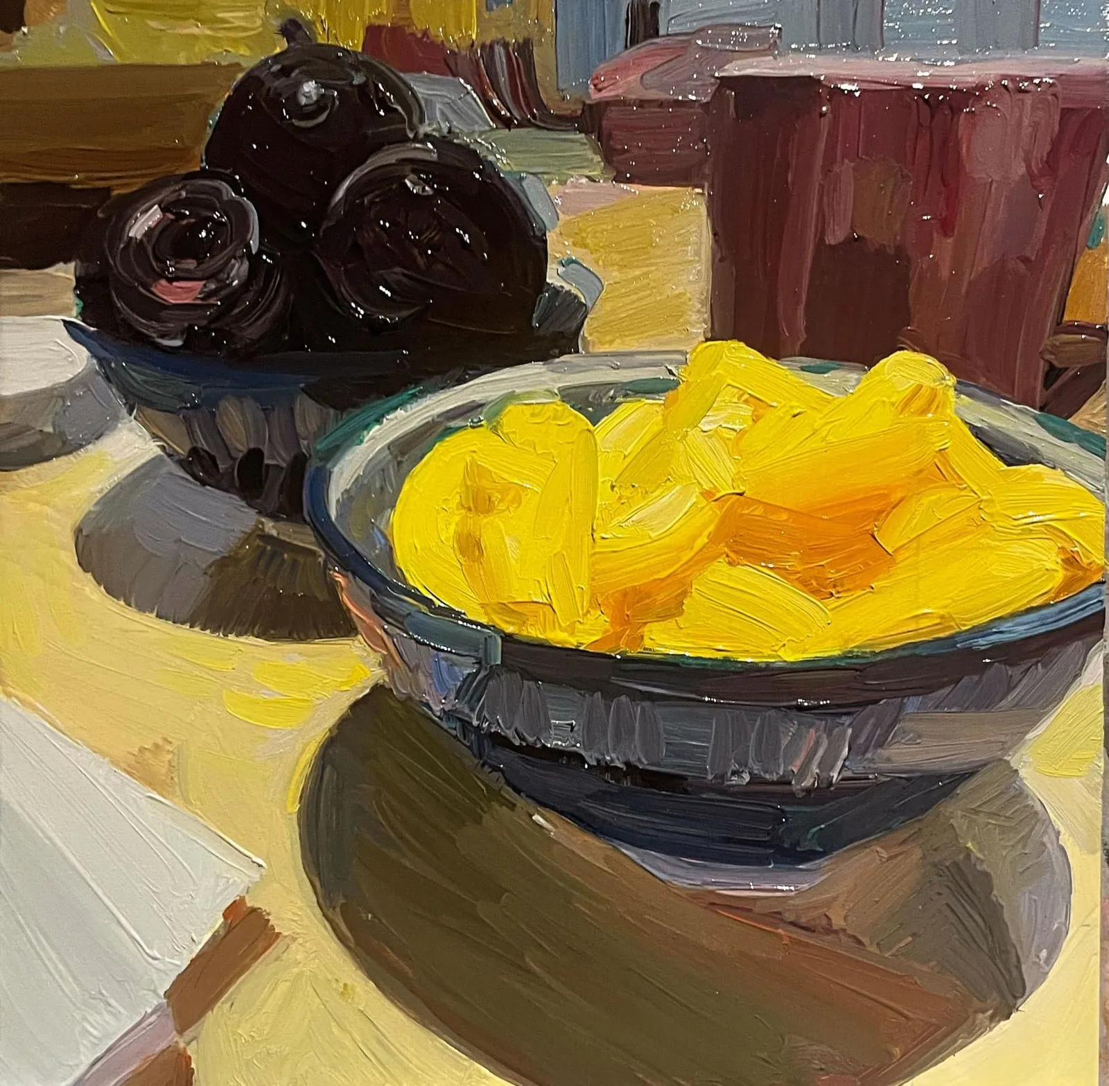 Maév Kelly, plums & wotsits