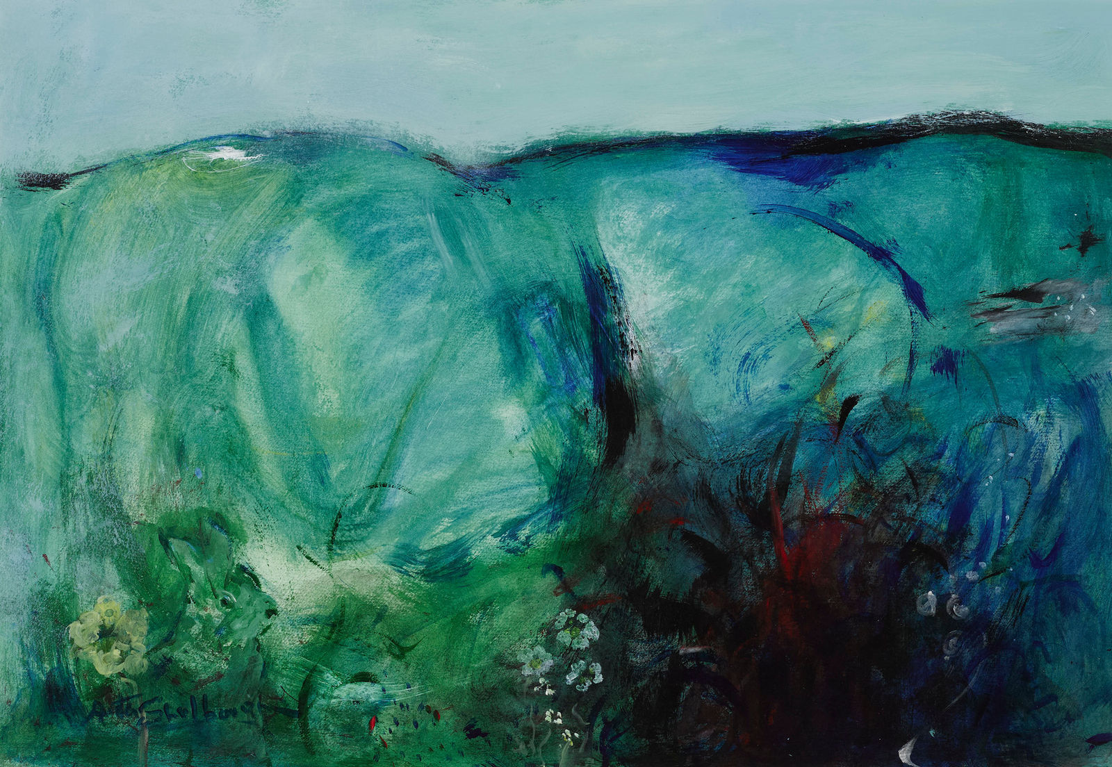 Anita Shelbourne RHA, The Burren Summer