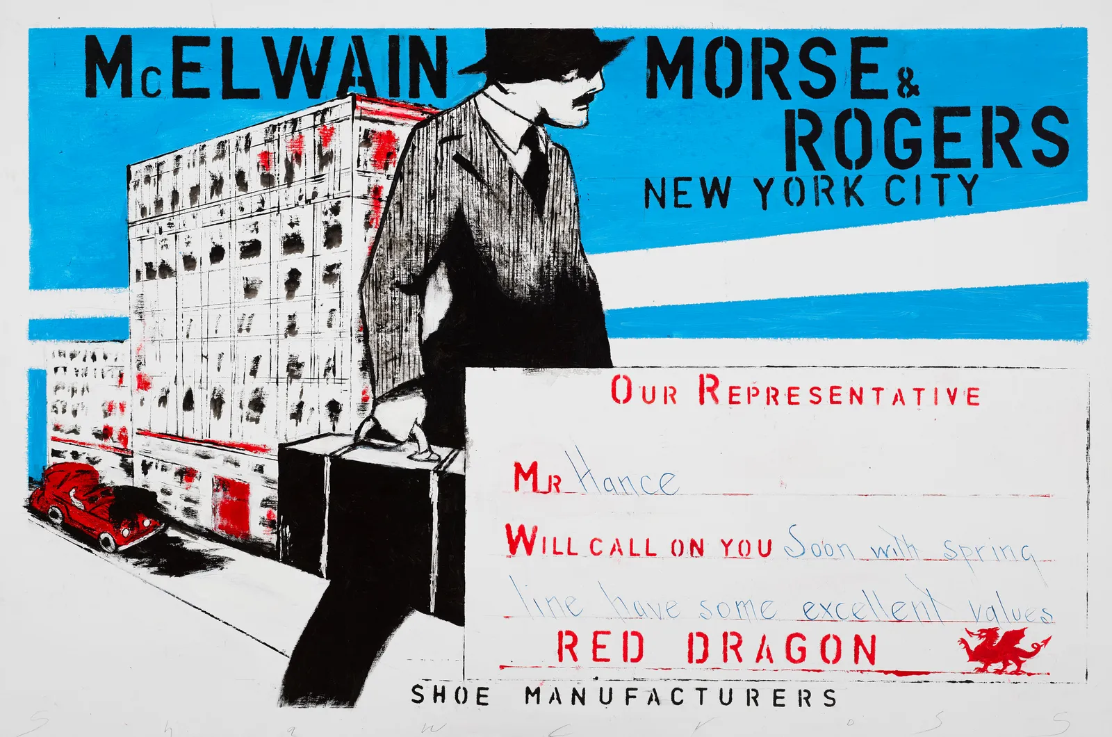 Neil Shawcross RHA, American Vintage Calling Card