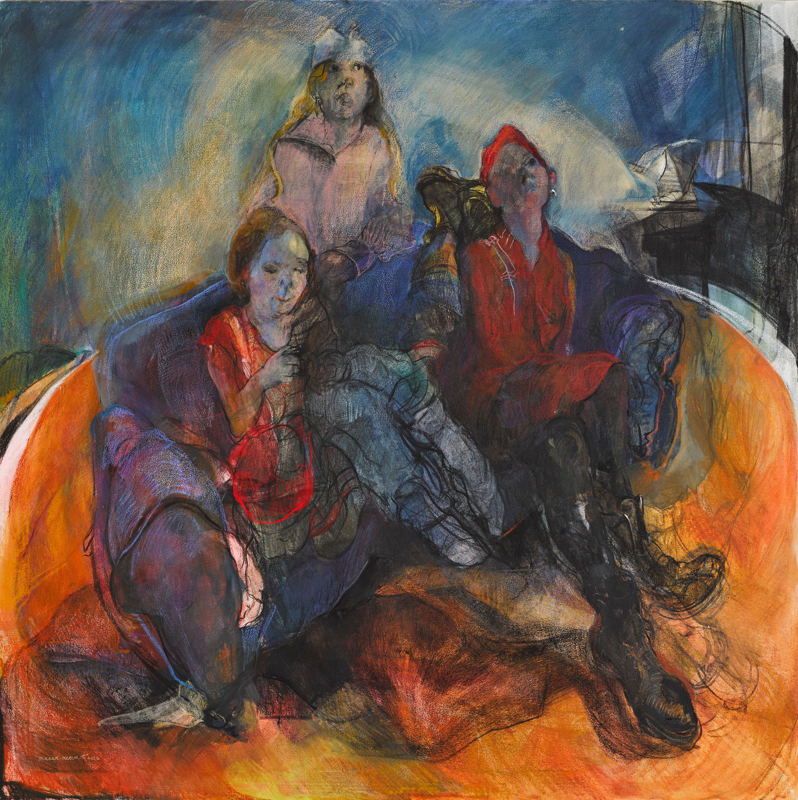 Manar Mervat Al Shouha, Christmas Day Gathering - The Girls