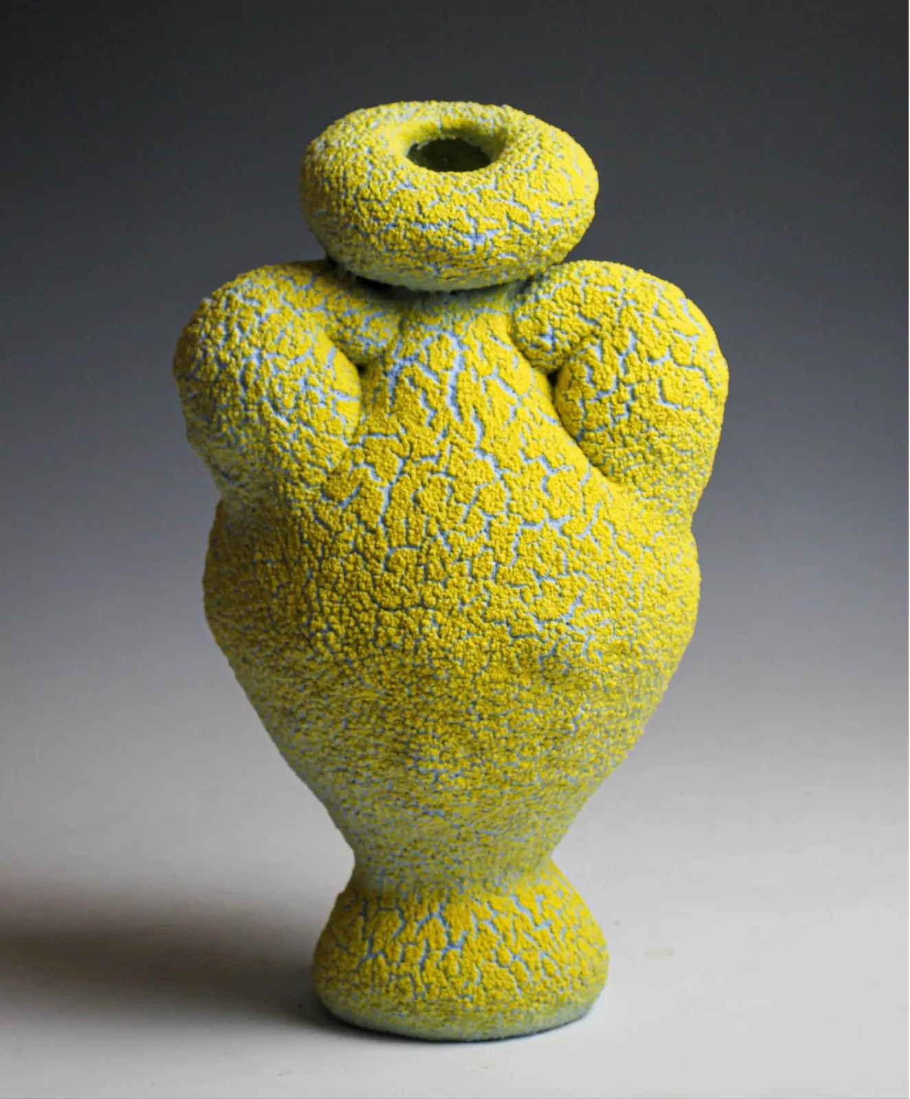 Maxwell Mustardo, Light Blue and Yellow Amphora
