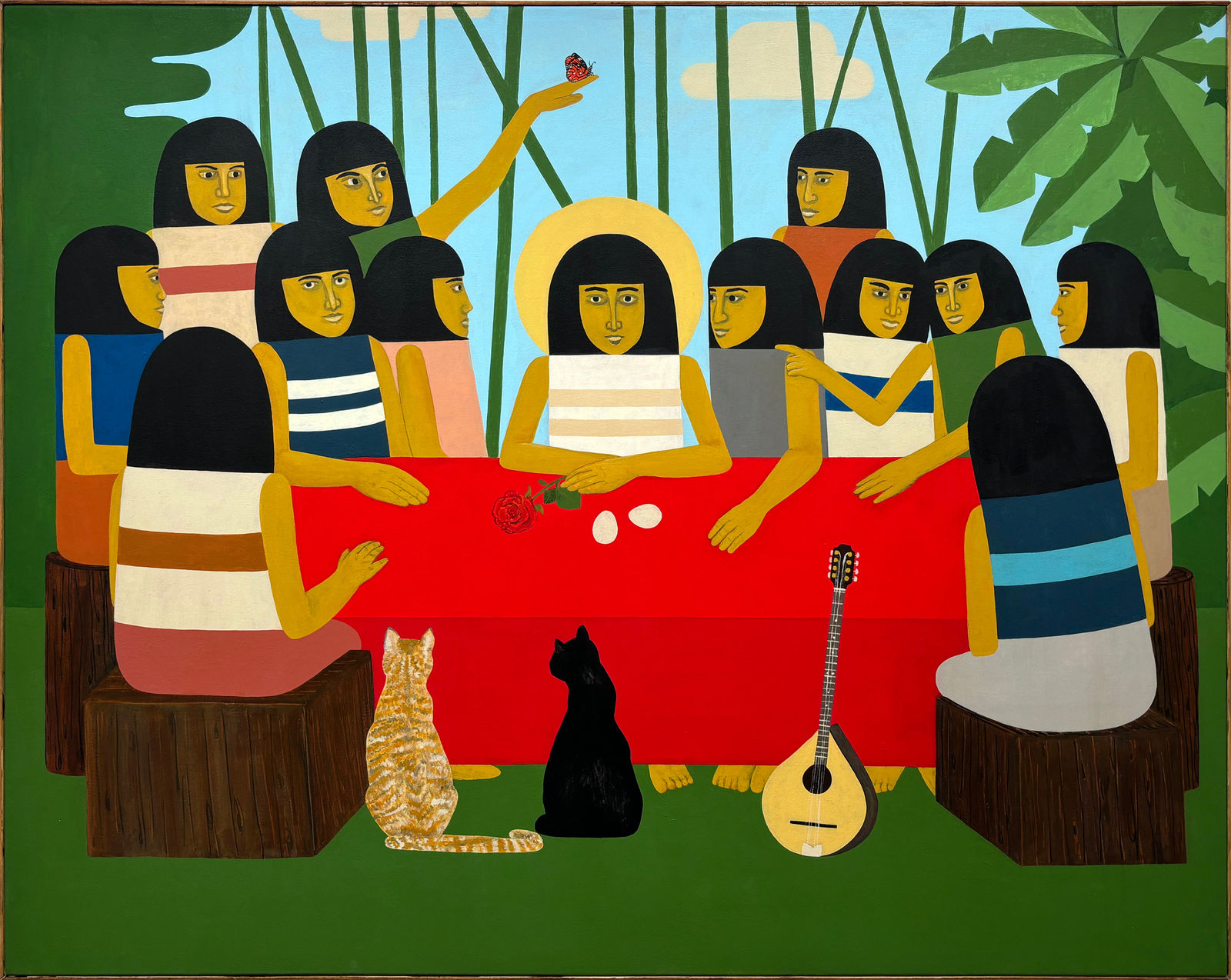 Ces McCully, First supper, 2024