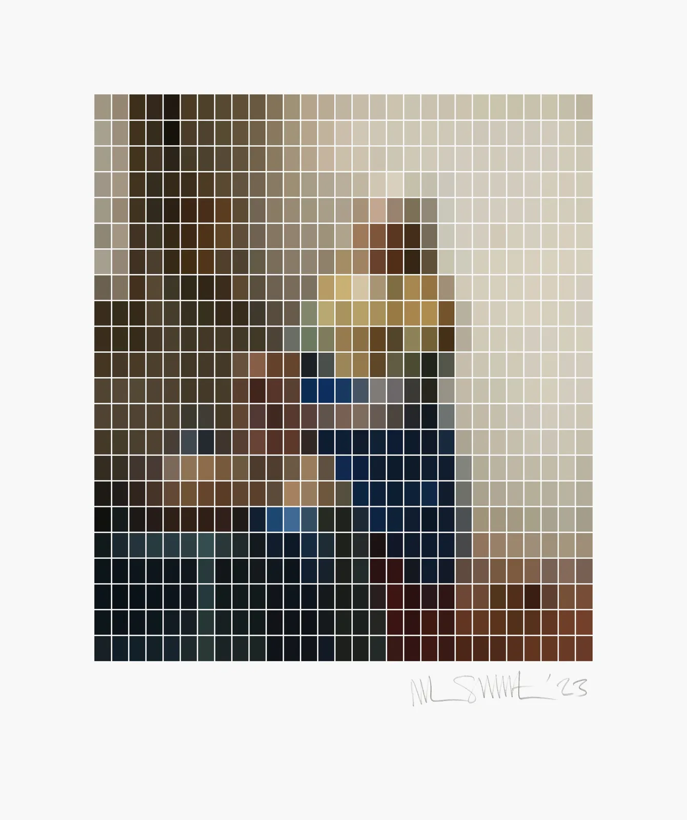 Nick Smith, The Milkmaid (Microchip), 2023