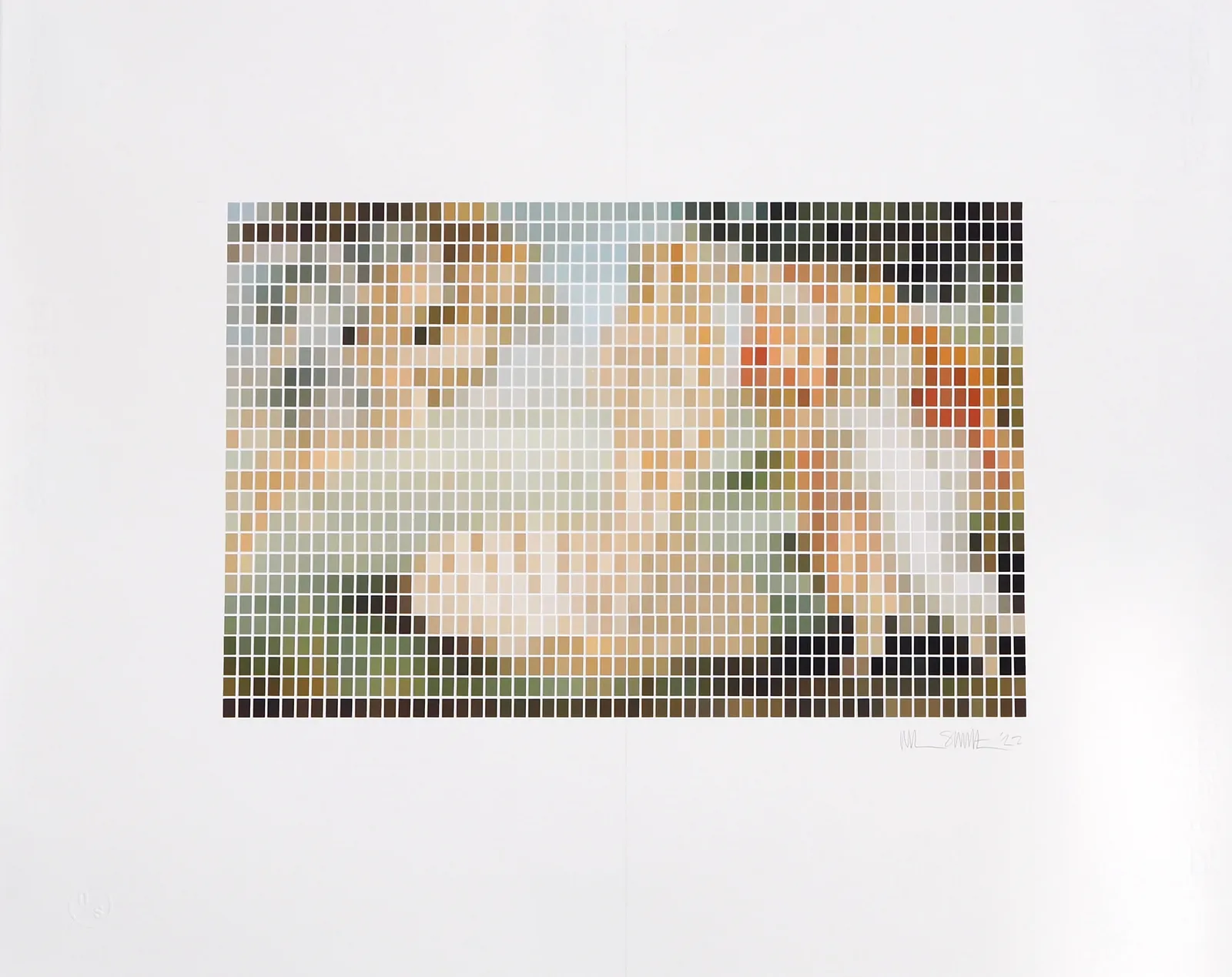 Nick Smith, The Birth of Venus - Microchip, 2022