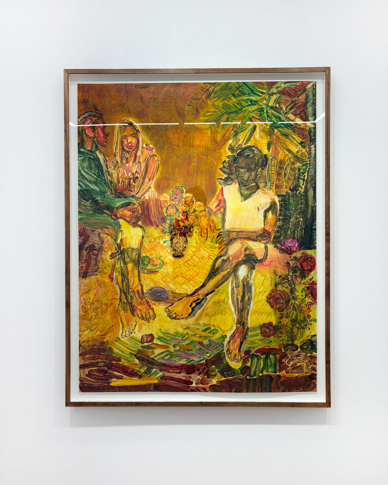 Martha Zmpounou, Afternoon in the Garden, 2025