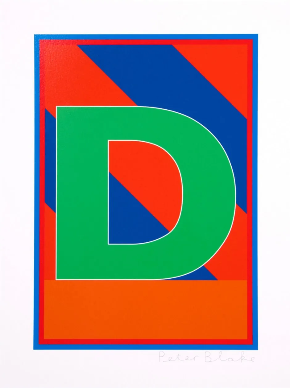 Peter Blake, Dazzle Alphabet - D