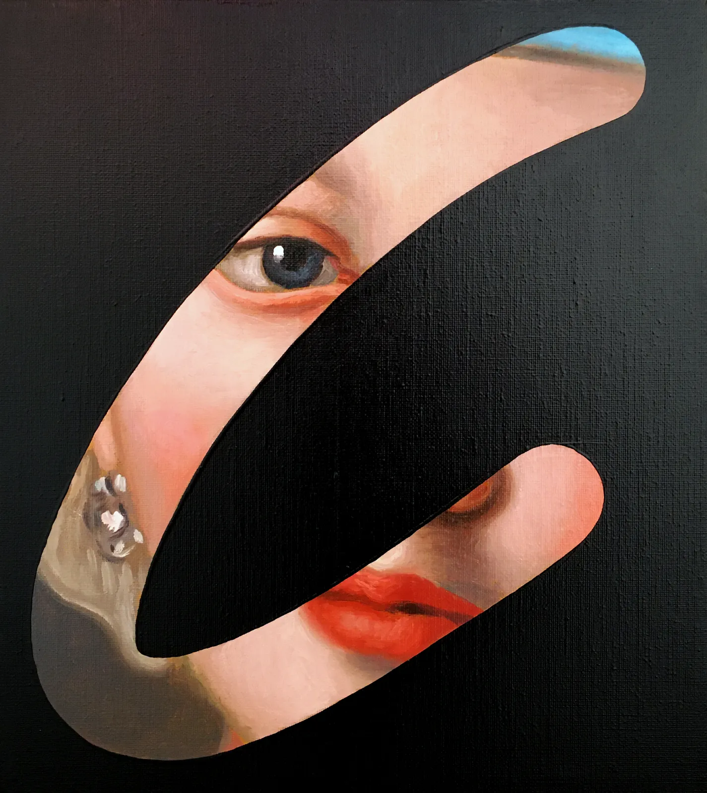 Lino Lago, Fake Abstract (Pietro A Rotari), 2020