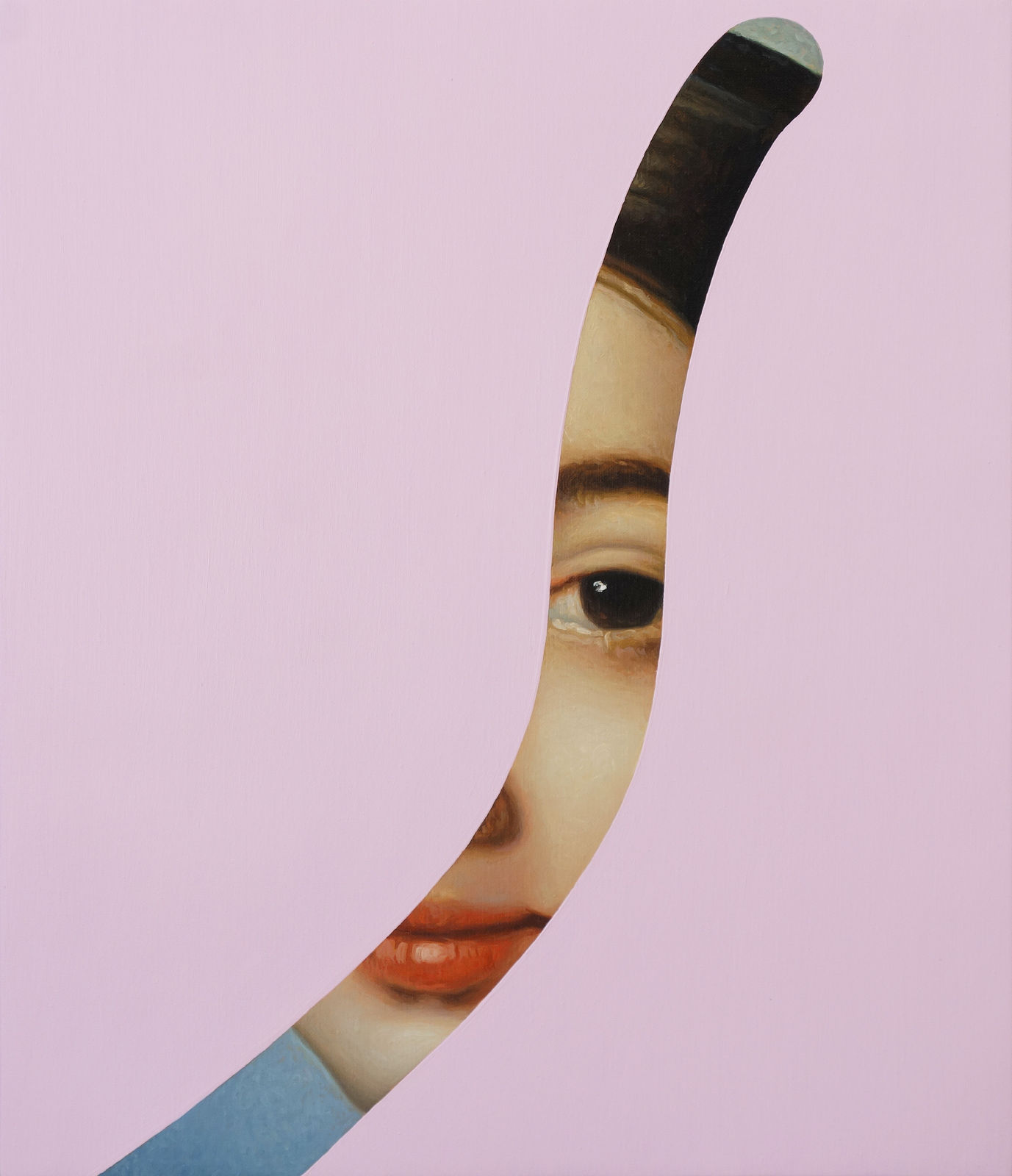 Lino Lago, Fake Abstract (Ingres), 2021