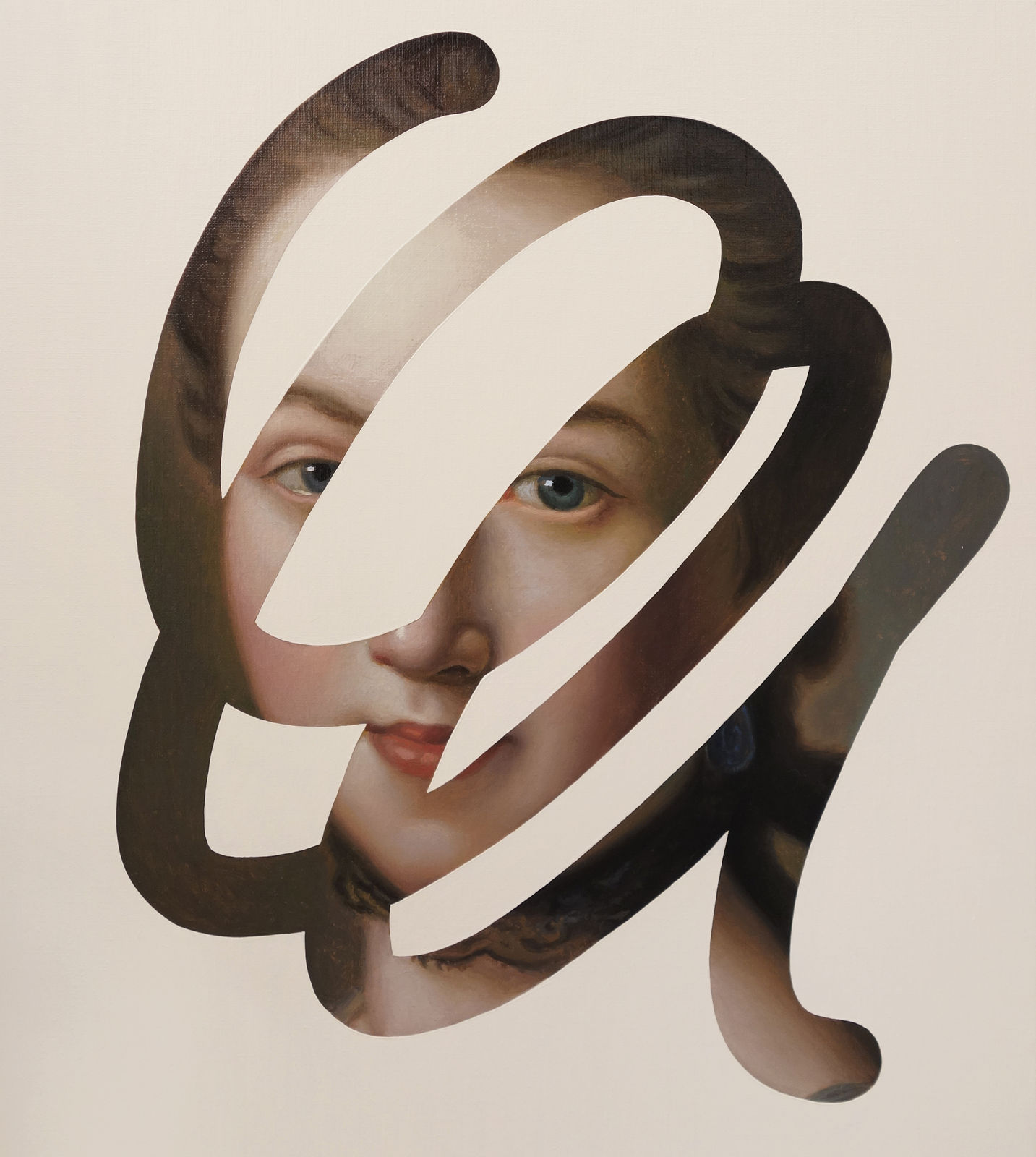 Lino Lago, Fake Abstract (Pietro Antonio Rotari), 2020