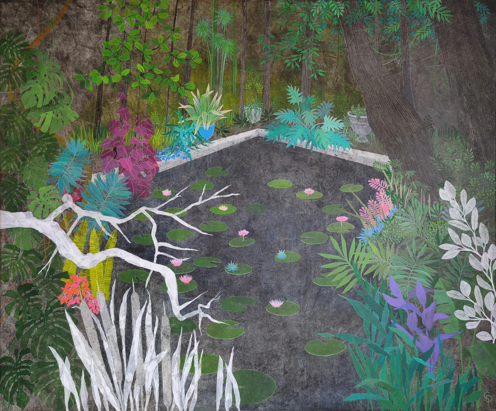 Cécile Duchêne Malissin, Jardin oublié IV, 2026