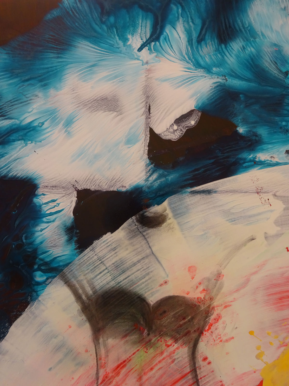 Marina Olympios, Woman as Inclusion in an Ammonite, 2021