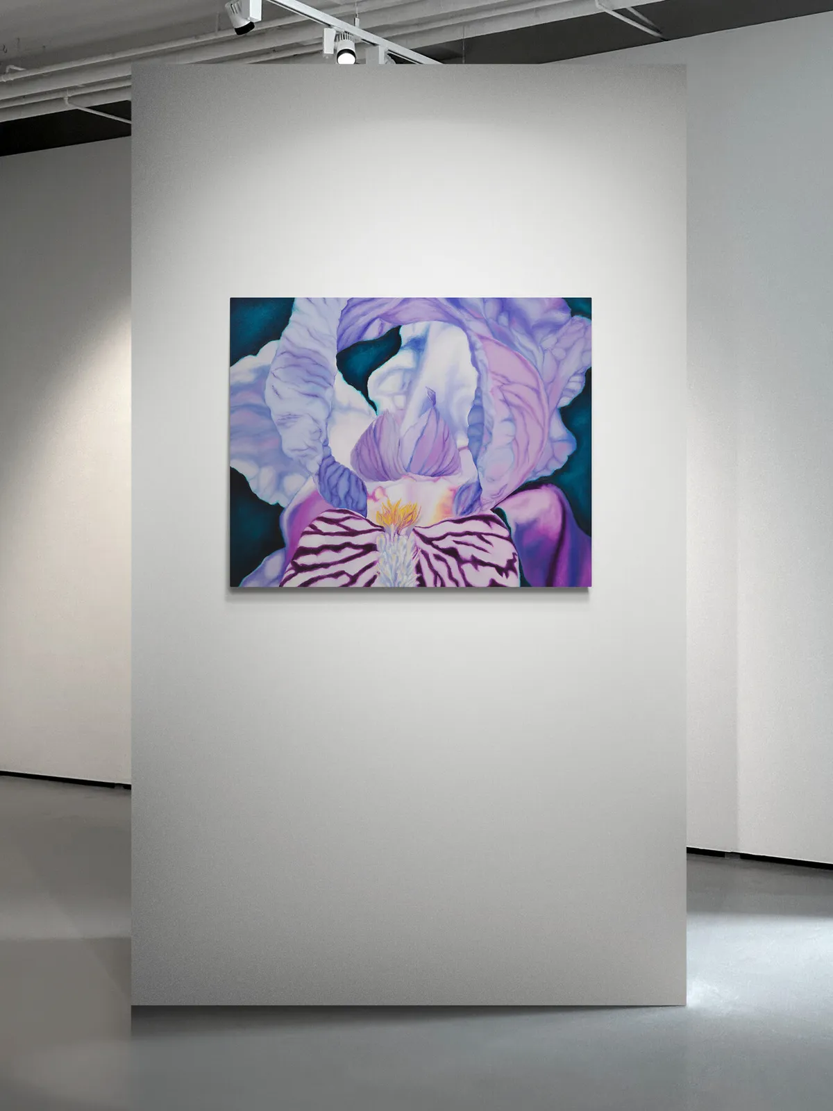 Georgia Michaelides Saad, Mauve Iris, 2010