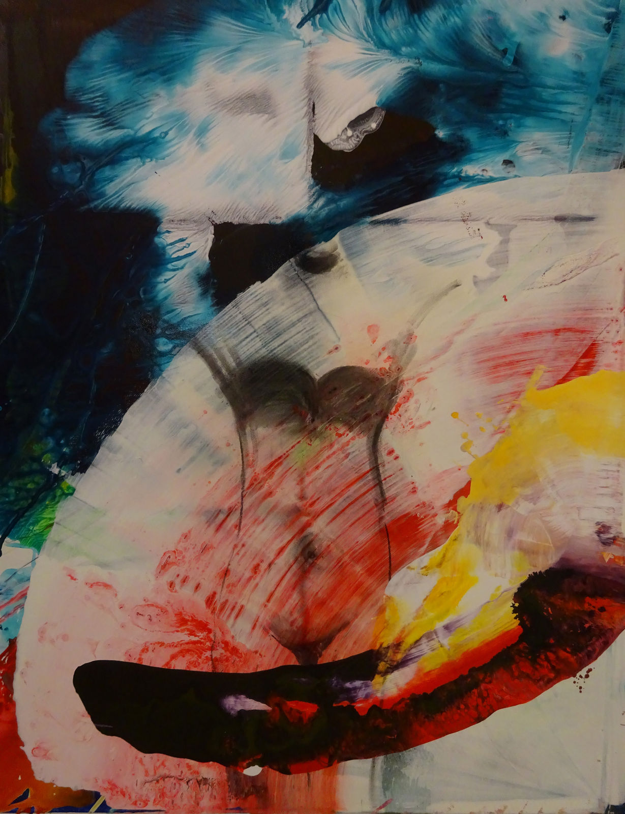 Marina Olympios, Woman as Inclusion in an Ammonite, 2021