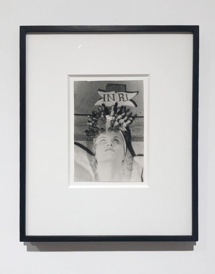 Renate BERTLMANN, Performance: Zaertlicher Christus [Performance: Tender Christ], 1977