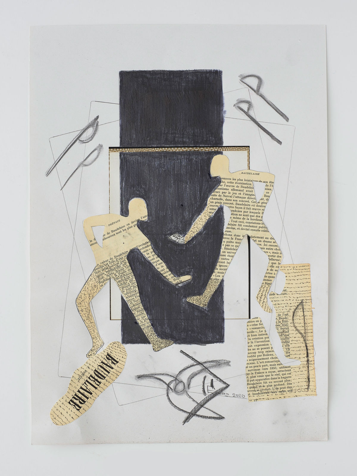 Everlyn NICODEMUS, Untitled No 5 (Baudelaire and Rimbaud), 2020