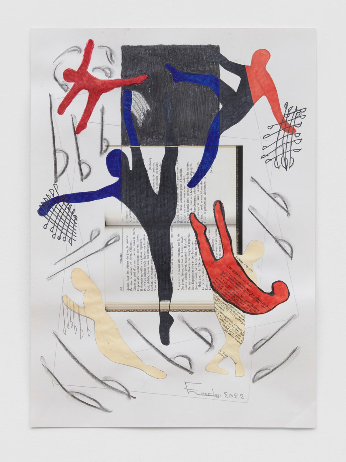 Everlyn NICODEMUS, Untitled No 60 (Baudelaire and Rimbaud), 2022