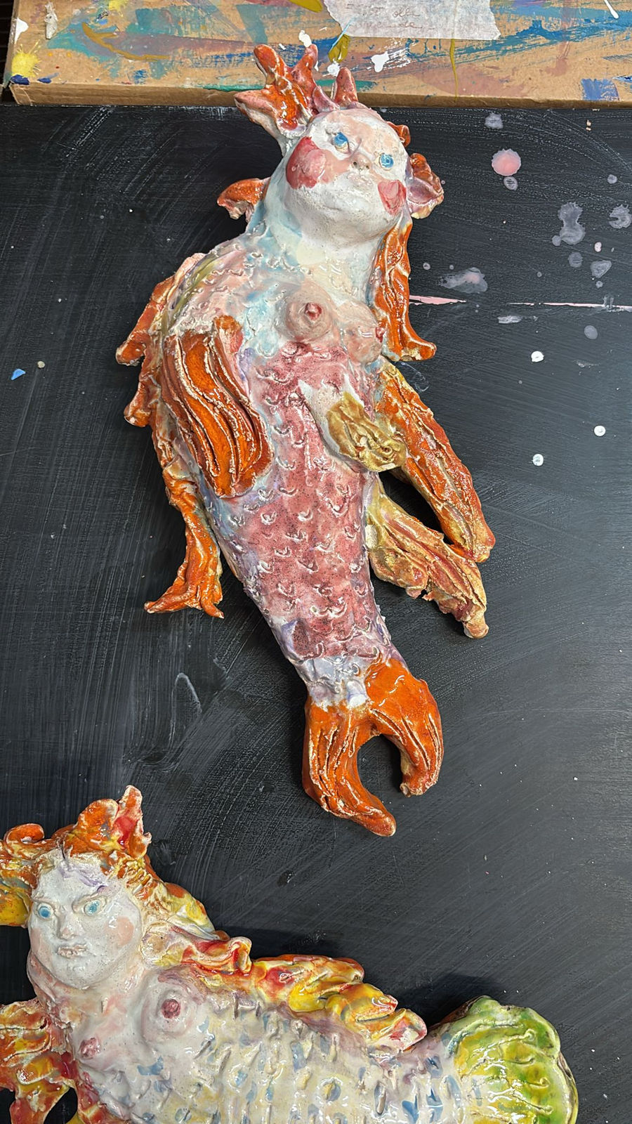 Flaminia VERONESI, Sirenetta Arancione [Orange little mermaid], 2026