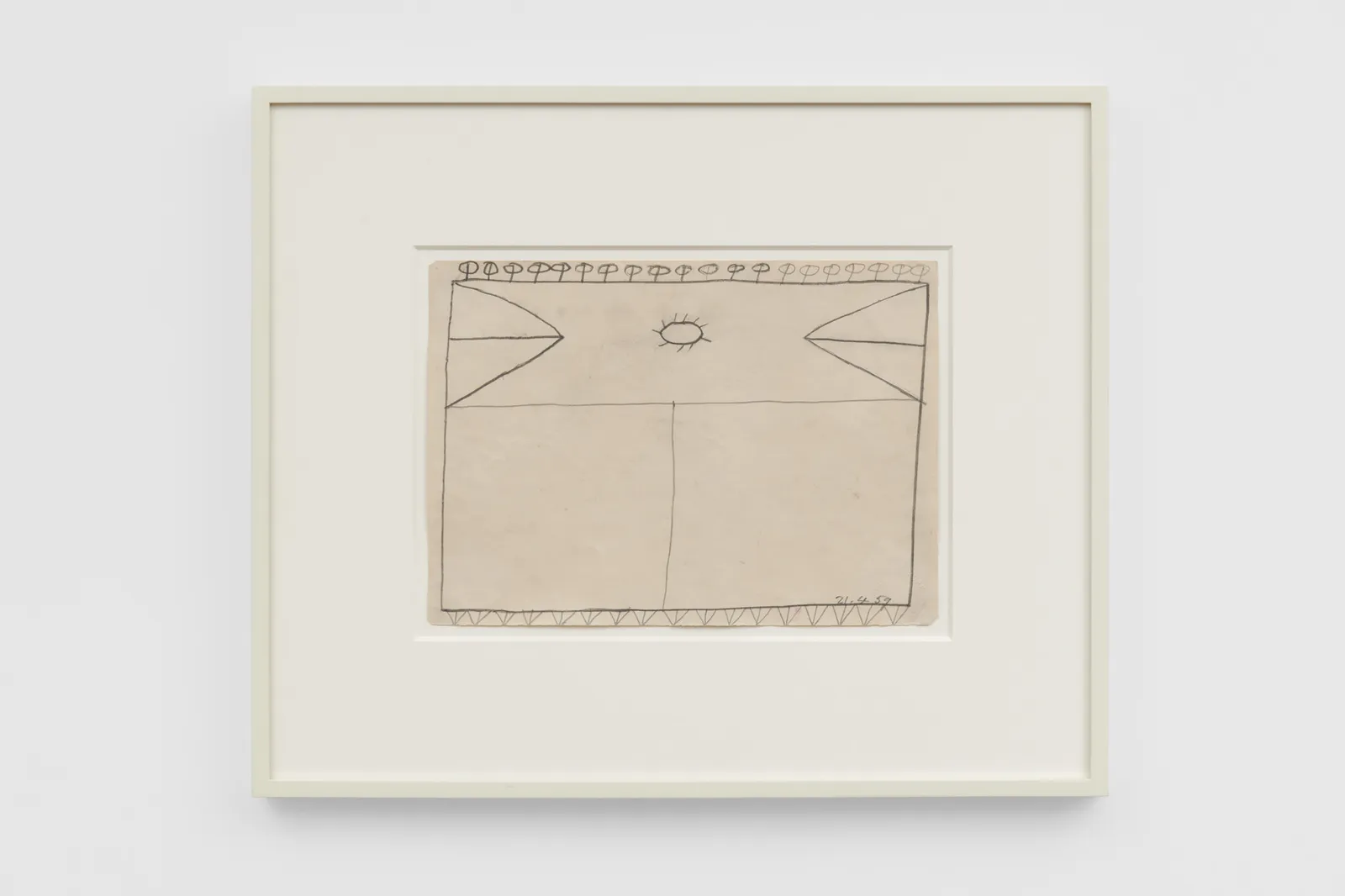 Bob LAW, Drawing 21.4.59, 1959