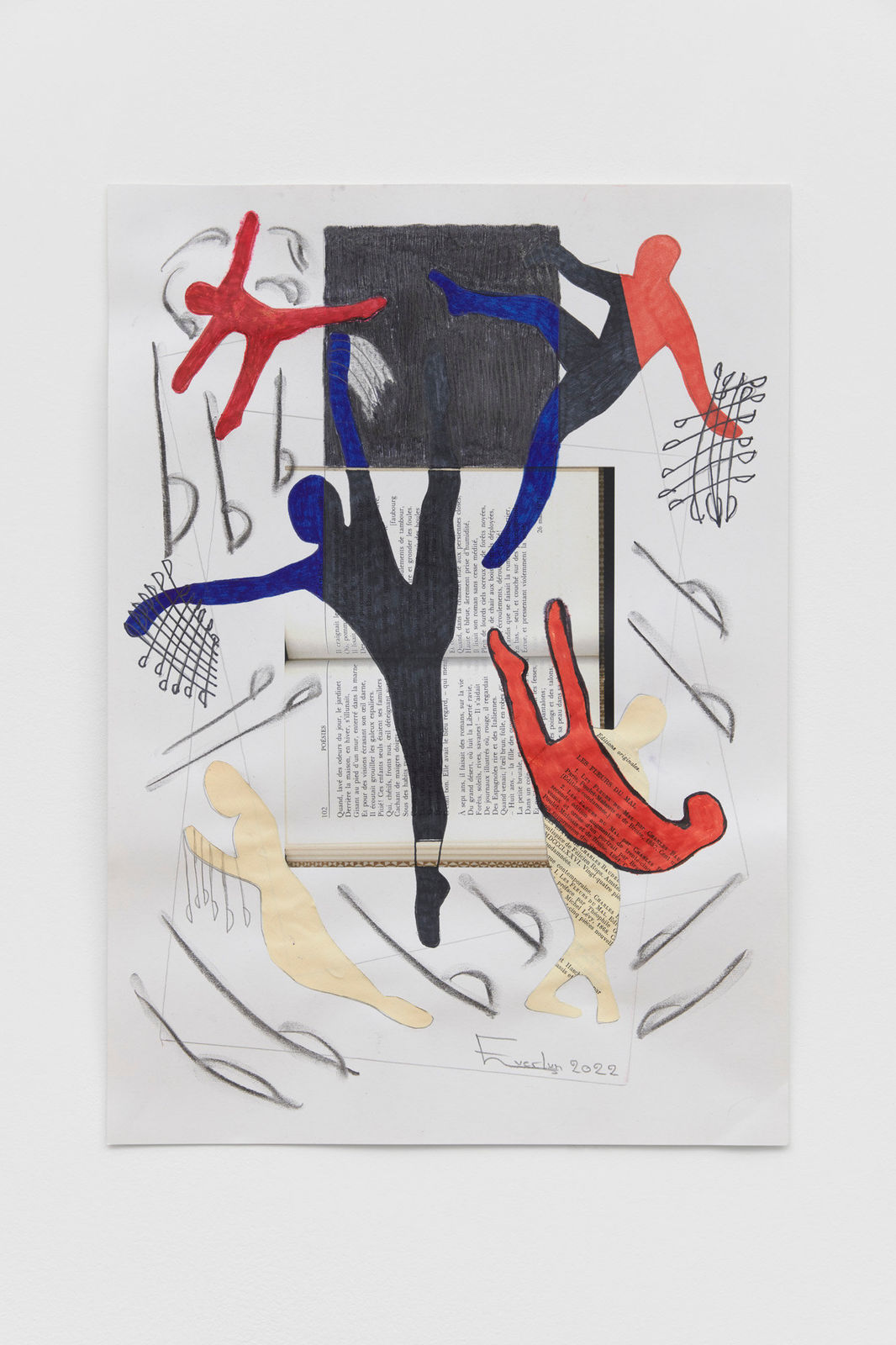 Everlyn NICODEMUS, Untitled No 60 (Baudelaire and Rimbaud), 2022