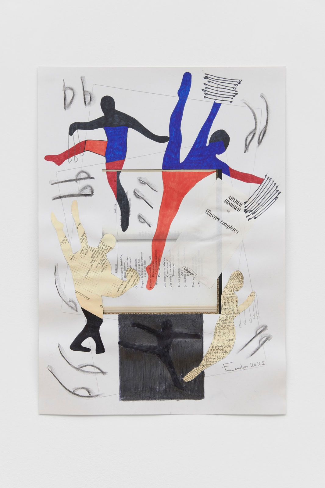 Everlyn NICODEMUS, Untitled No 57 (Baudelaire and Rimbaud), 2022