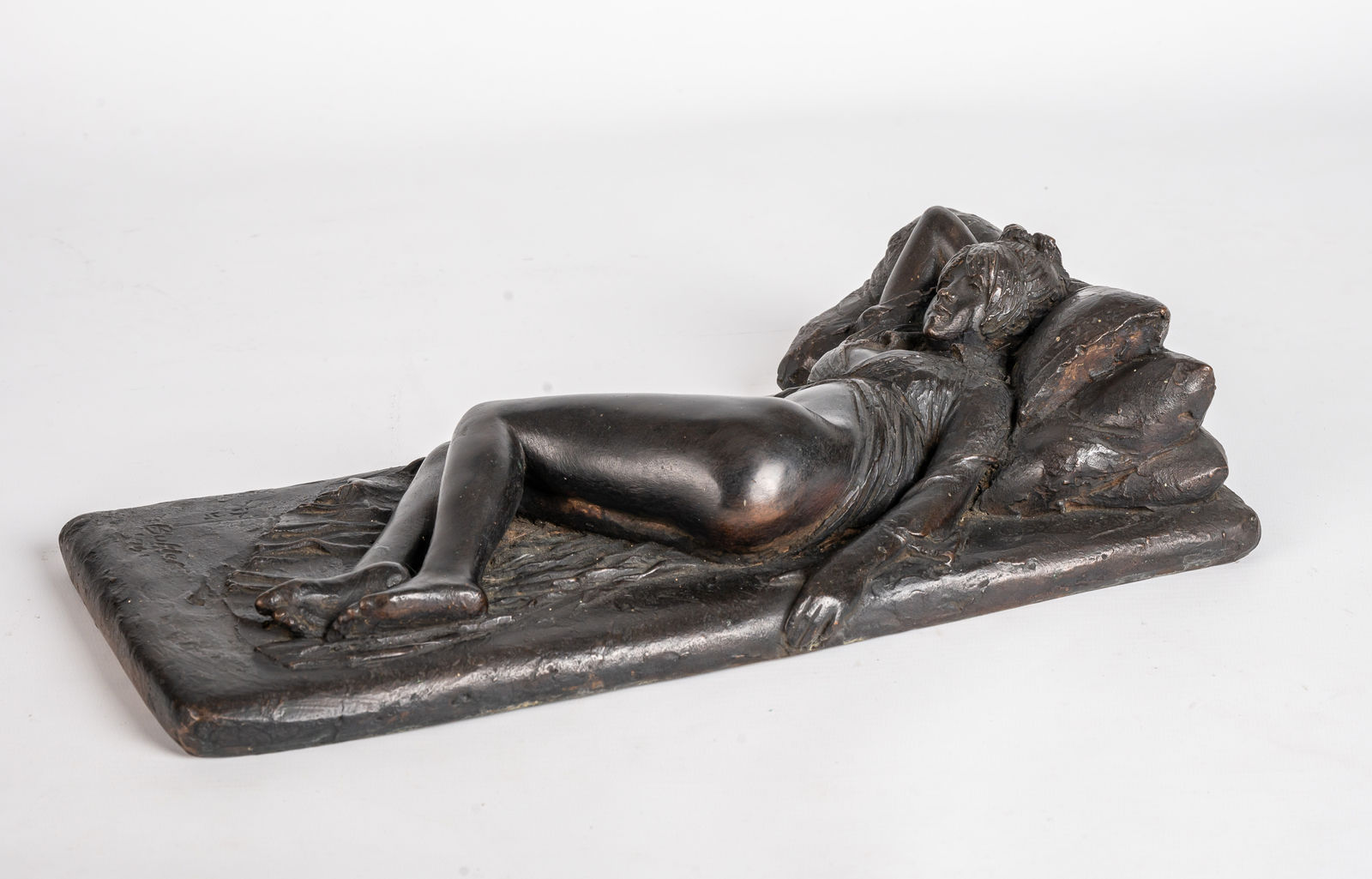 James Butler MBE RA RWA FRBS (1931-2022), Girl on Bed