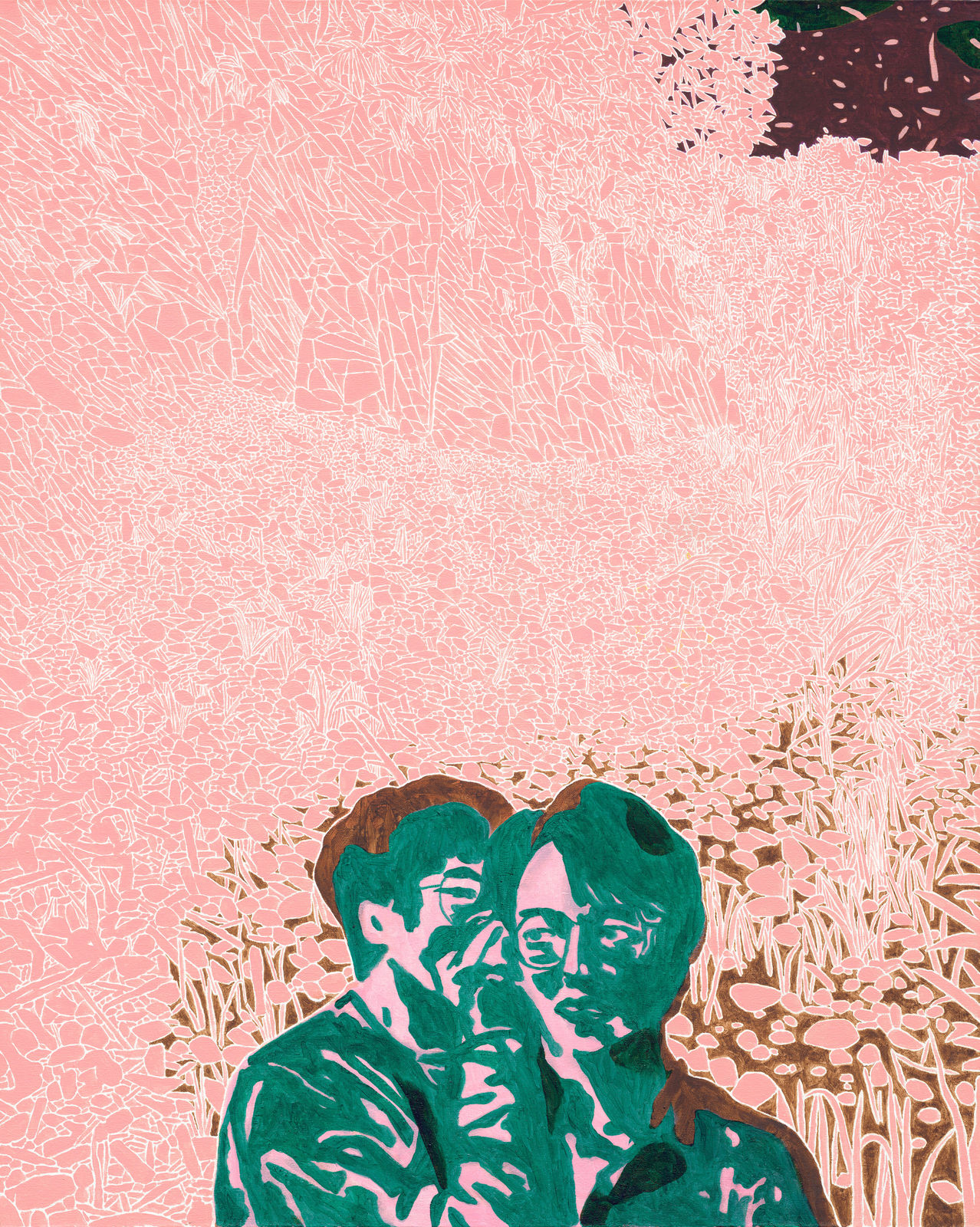 Timothy Bair, Various Small Fires (Right Panel), 2021